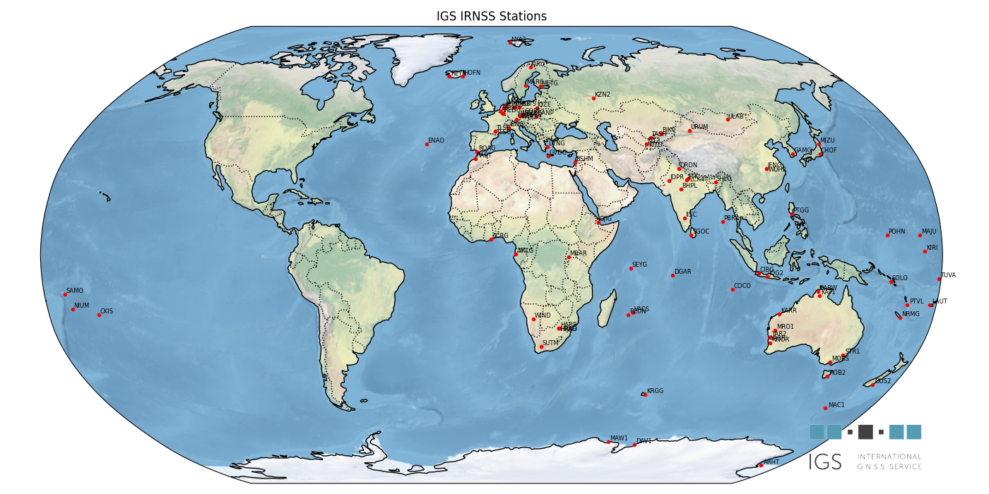 IRNSS Constellation Map